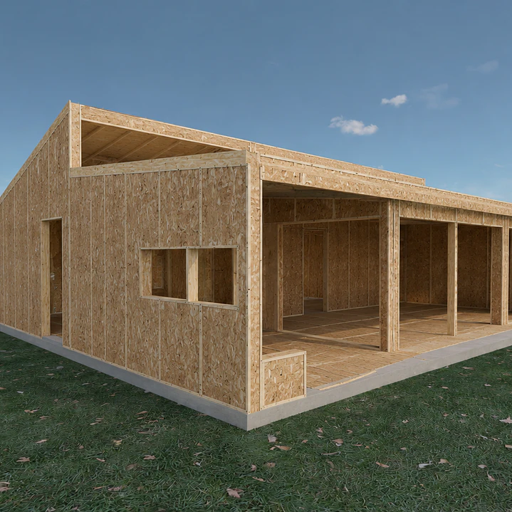 Prefabricasa 95 Kit de paneles SIP para armar 95m² - 3D + 2B 2