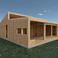 Prefabricasa 95 Kit de paneles SIP para armar 95m² - 3D + 2B - Miniatura 2