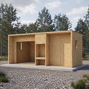 Refugio 18 - Kit para armar 18,2m² - 1D+1B