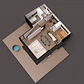 Refugio 99 | Kit para armar 99,33 m² - 3D+2B, 2 pisos - Miniatura 5