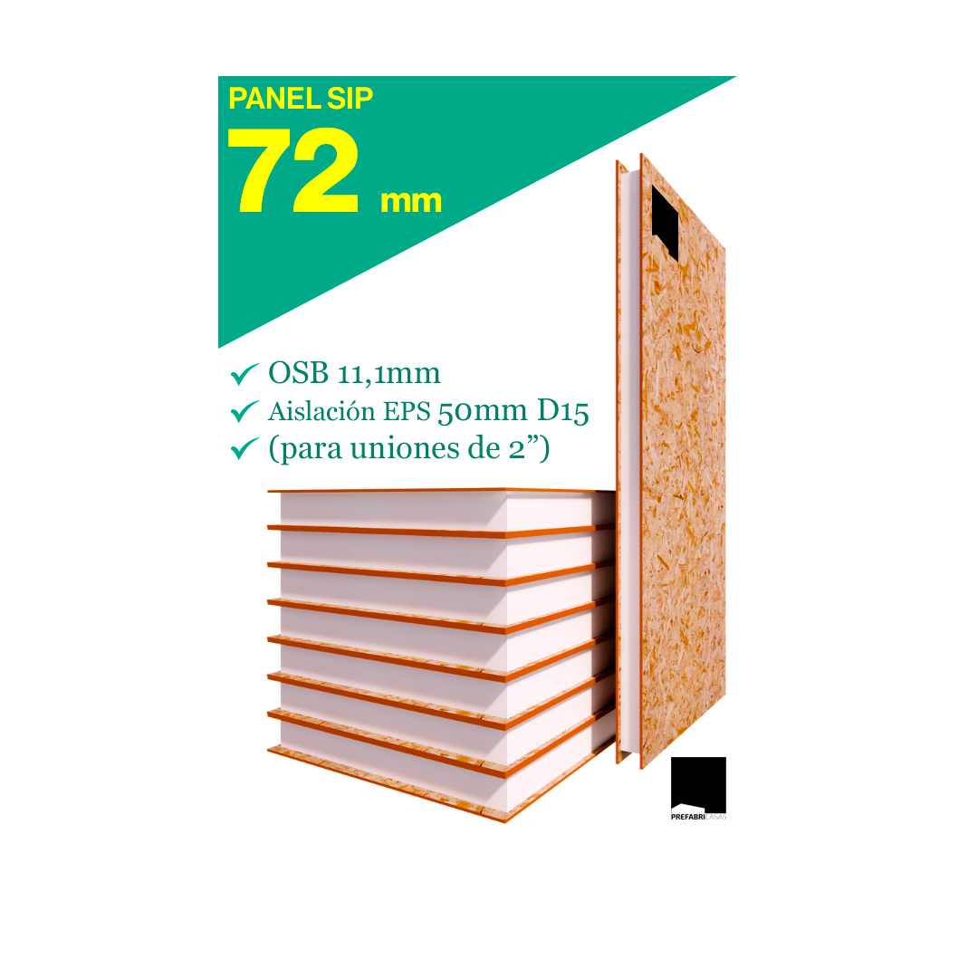 Panel SIP 72 mm | Prefabripanel