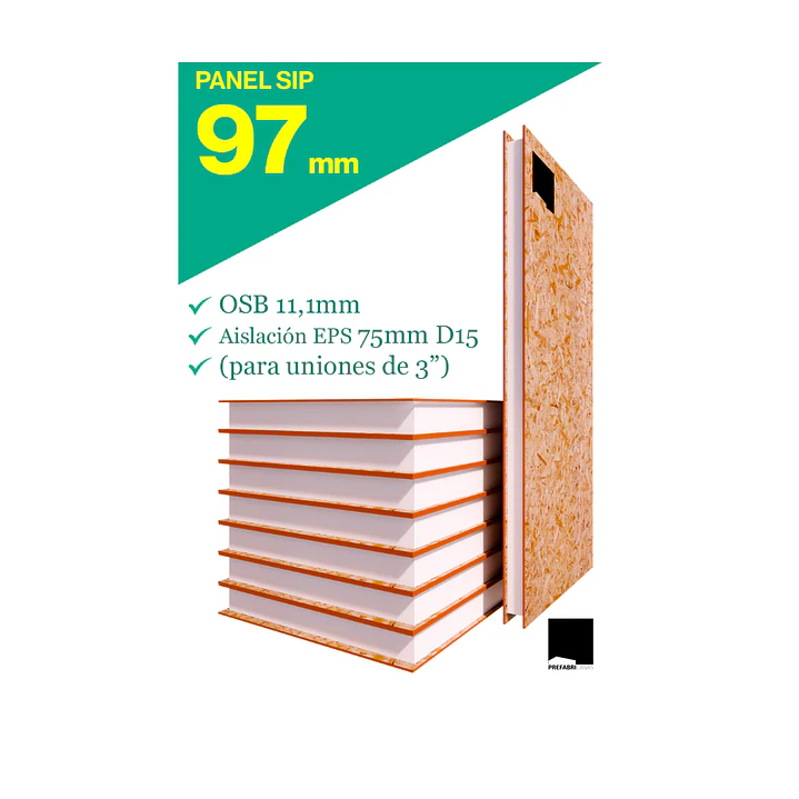 Panel SIP 97 mm | Prefabripanel 1