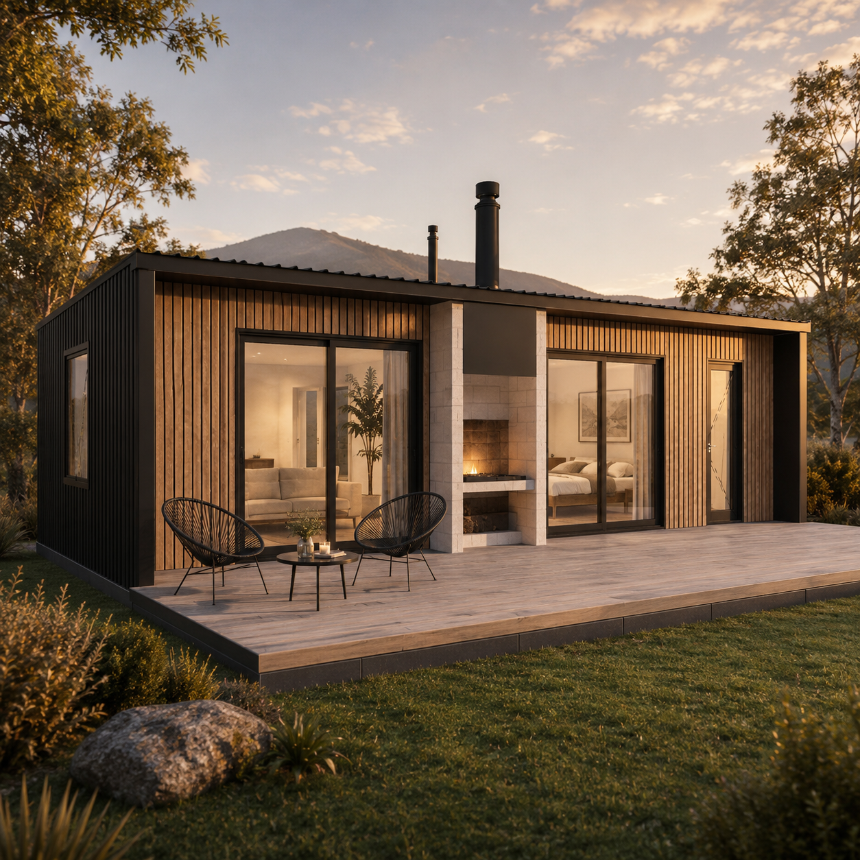 Prefabricasa Refugio 36 | Kit para armar 36,26 m²