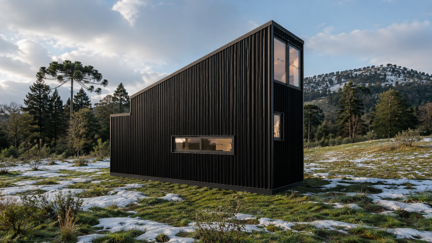 Prefabricasa Refugio 28 | Kit modular SIP tipo loft - 28 m²