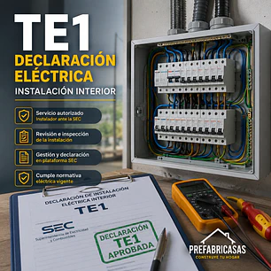 Declaración Eléctrica TE1 | Instalación Interior