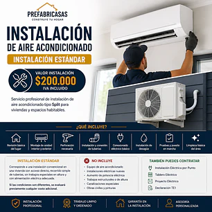 Instalación de Aire Acondicionado | Instalación Estándar