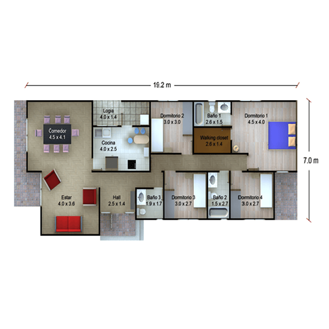 Casa de 140 m2
