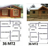 Casa 36 m2 Kit Semi Full