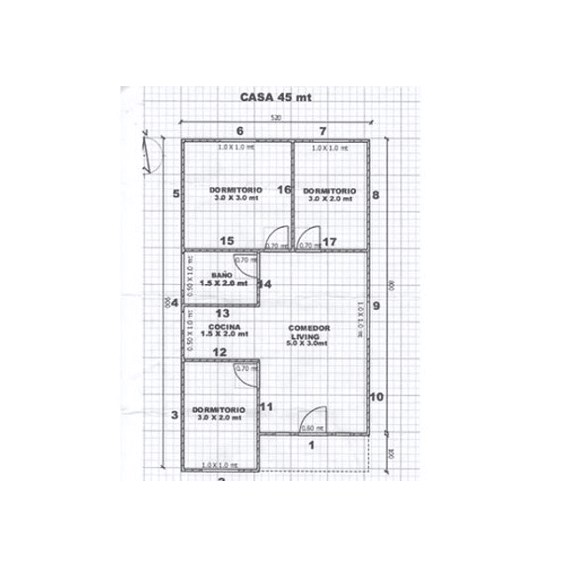 Casa 45m2 Kit Full Llave en Mano