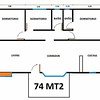 Casa Canelo 74 m2 Kit Semi Full 