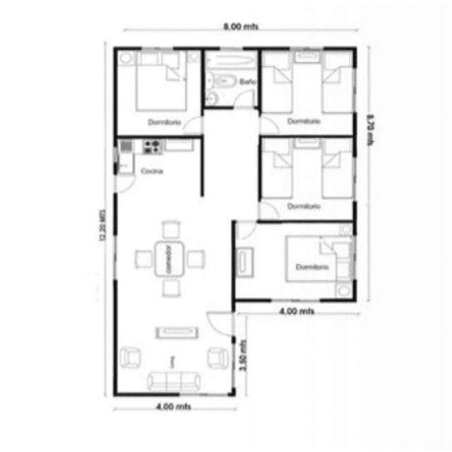 Casa modelo 82m2