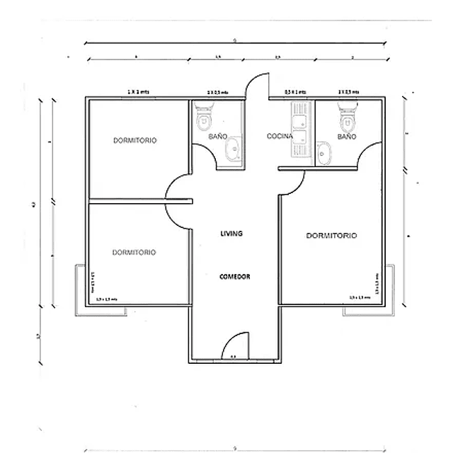 Casa 59 m2