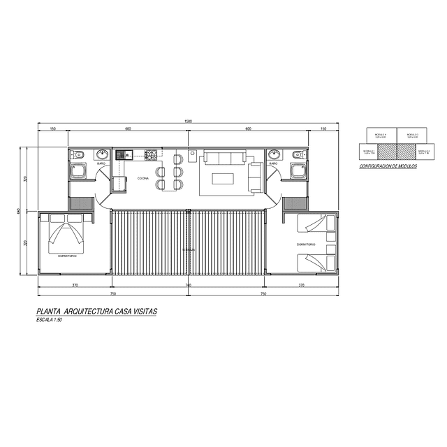 Casa Visitas Francisca 62,08m2