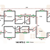 Modelo Lonquén Colonial 140 m2