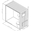 Baño Modular 2,5m2 adosable