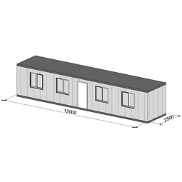 Modulo Habitable 30m2 - 40 pies