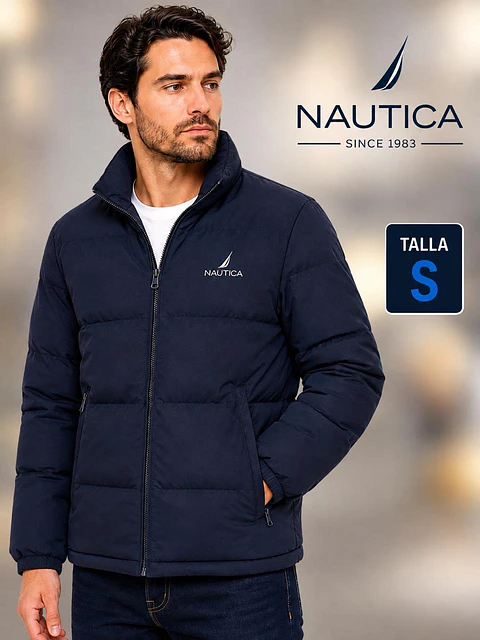 Chaqueta acolchada puffer  náutica 