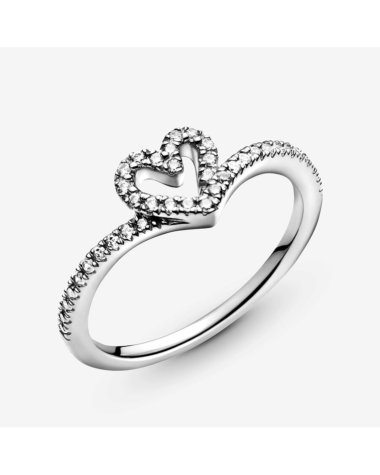 Anillo Corazón Deseo Brillante N°8