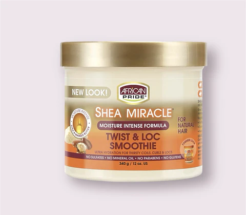 Batido de trenzas y rastas con crema