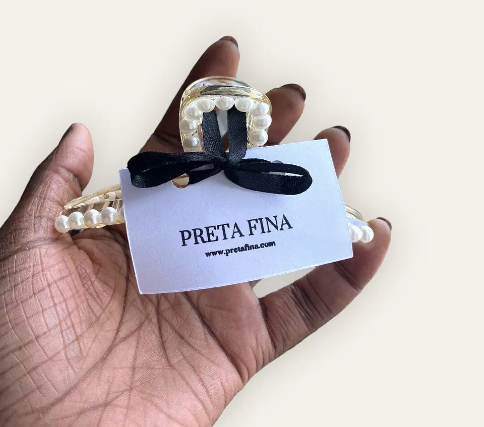 Mola de cabelo Pérolas 3