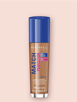 Base líquida Rimmel match perfection