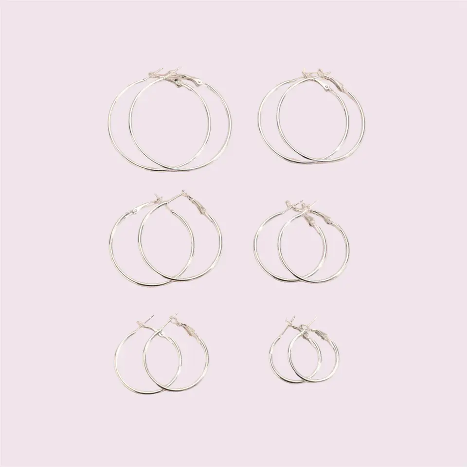 Brinco argolas prata 1