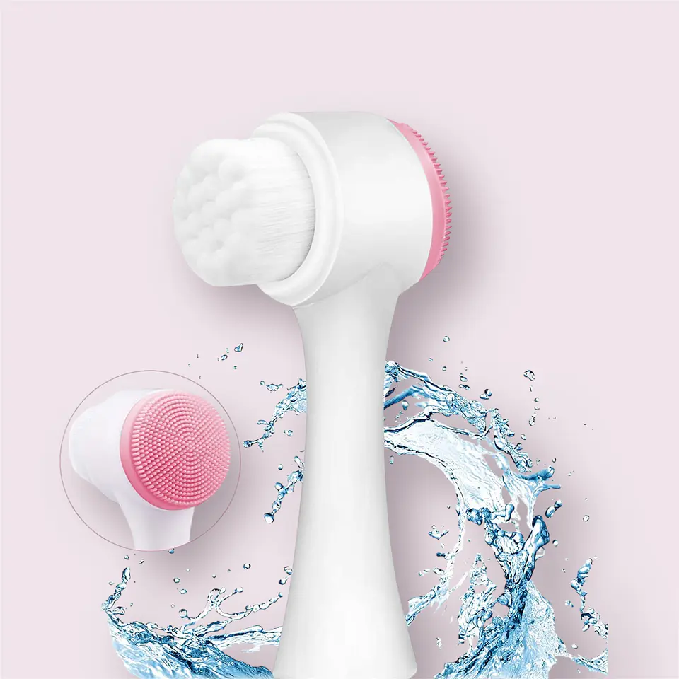 Escova de limpeza facial dupla 2