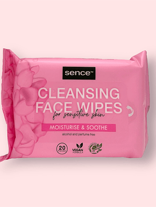 Toalhitas de limpeza facial Sence