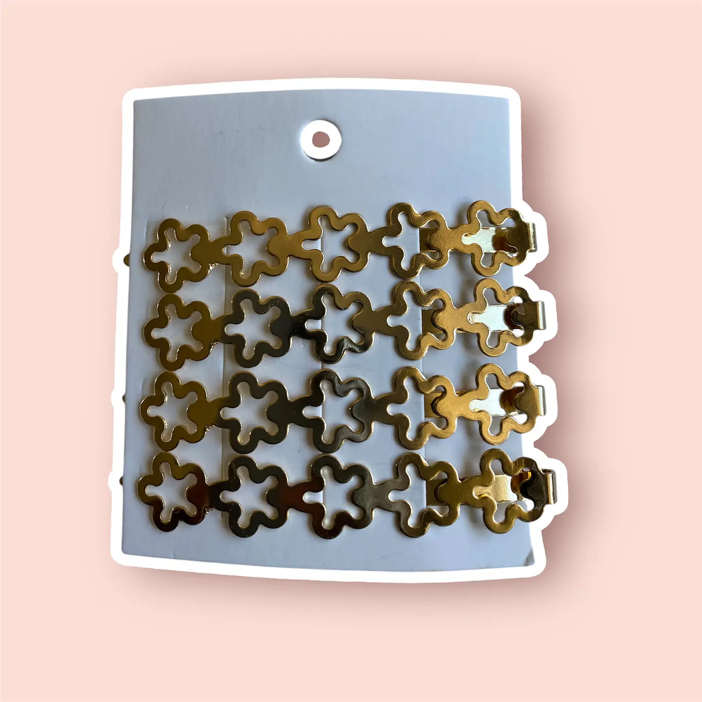 Gancho Flor dourada 2x 2