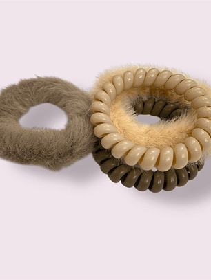 Elástico Pêlos de cabelo 3x 