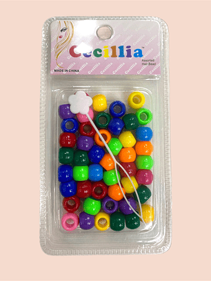 Missangas para cabelo