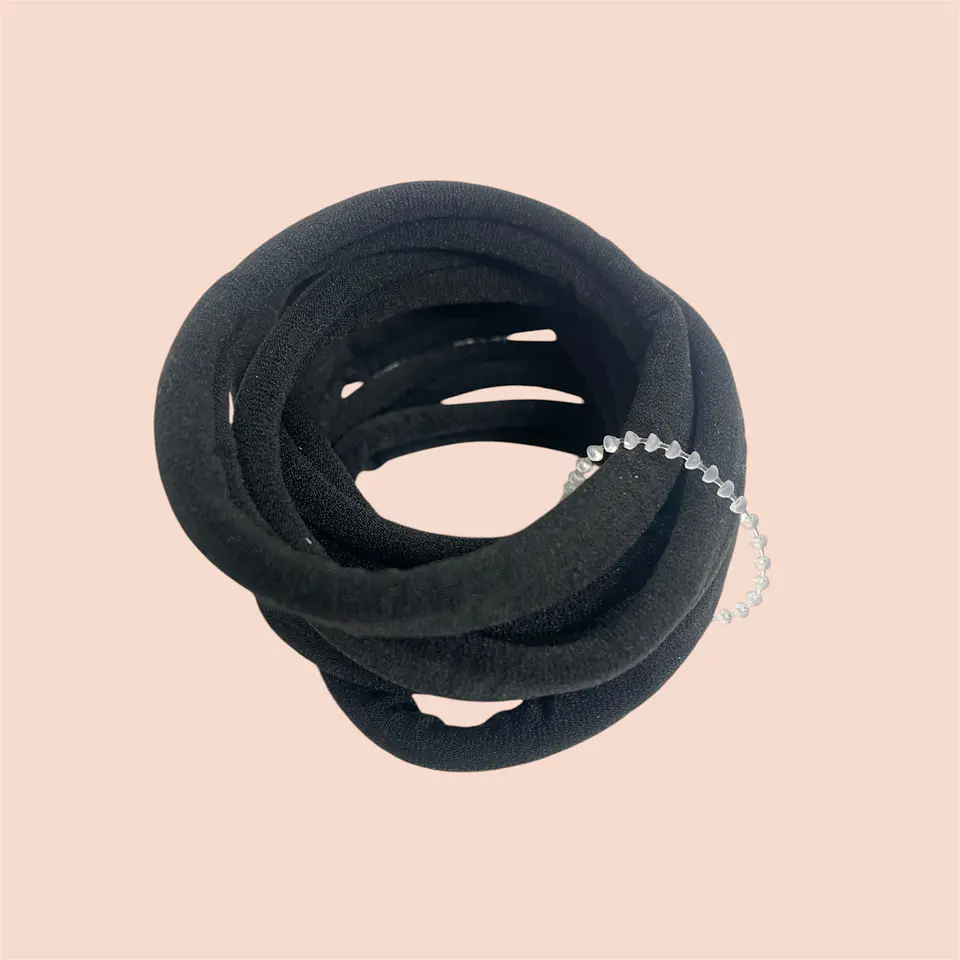 Elásticos pretos conjunto 5x 1