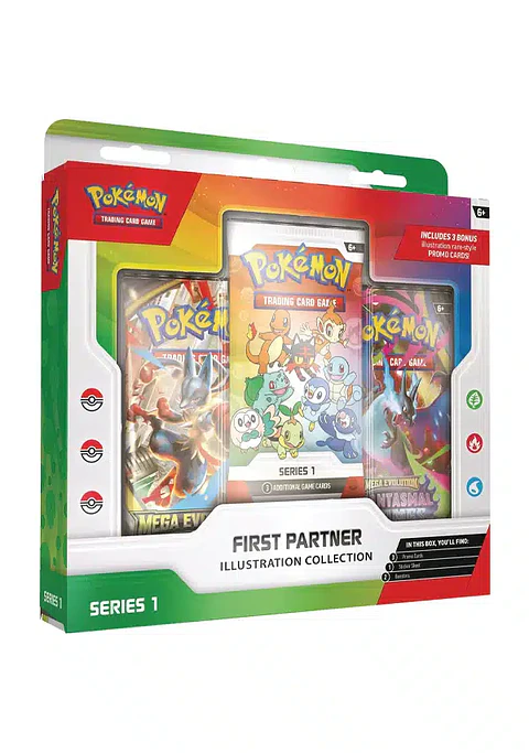 Pokemon TCG  First Partner Illustration Collection Q1 2026
