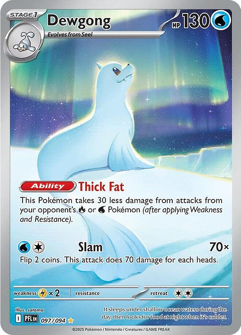 Dewgong - 097/094 Illustration Rare (ingles)