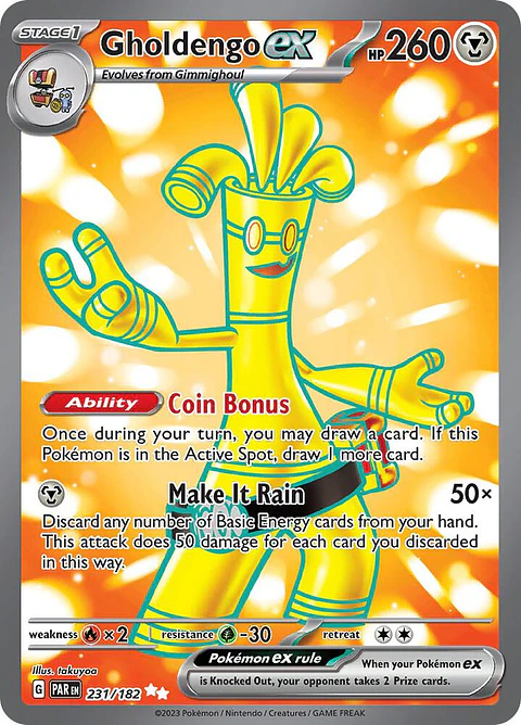 Gholdengo ex - 231/182 Ultra Rare (ingles)
