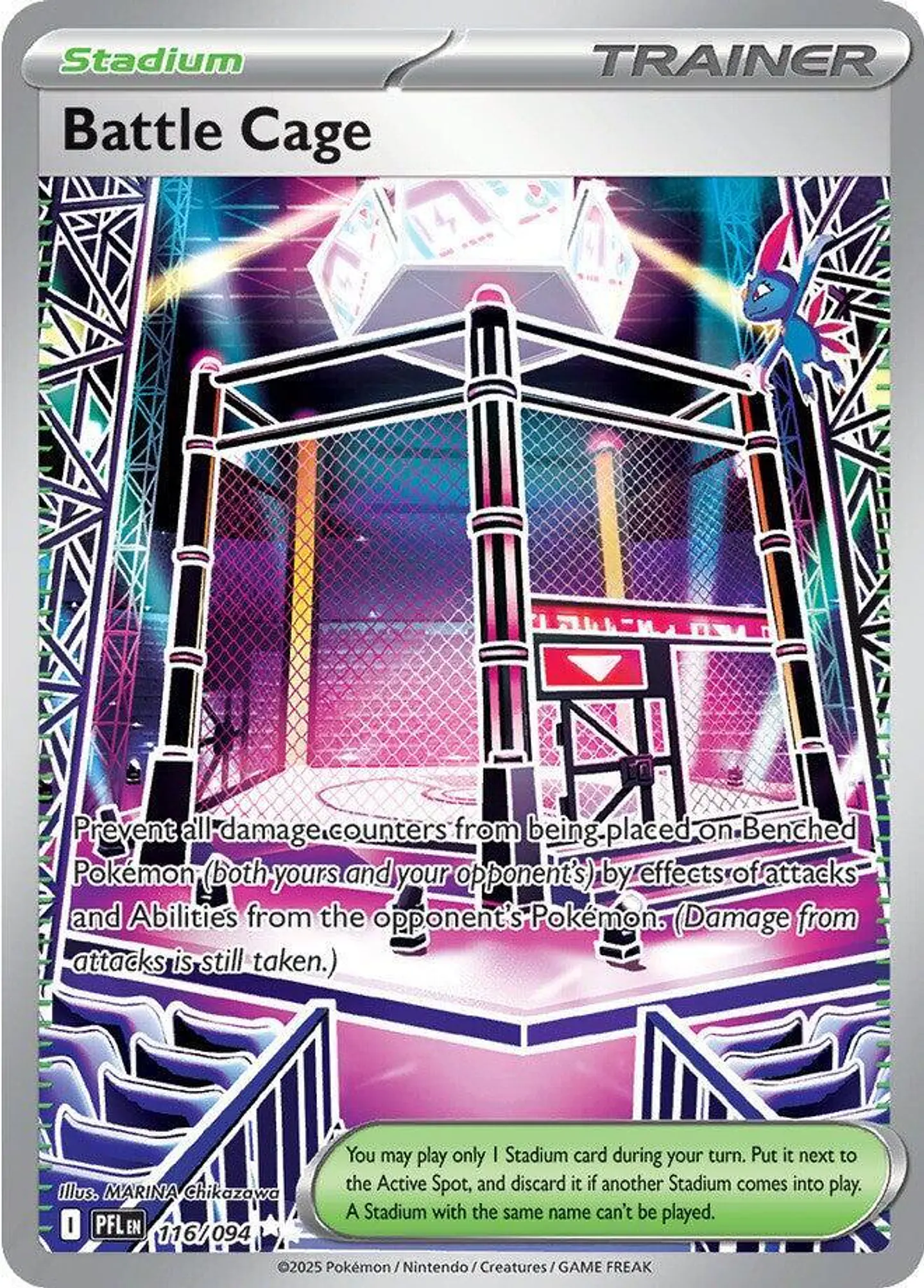 Battle Cage  116/094 Ultra Rare (ingles) 1