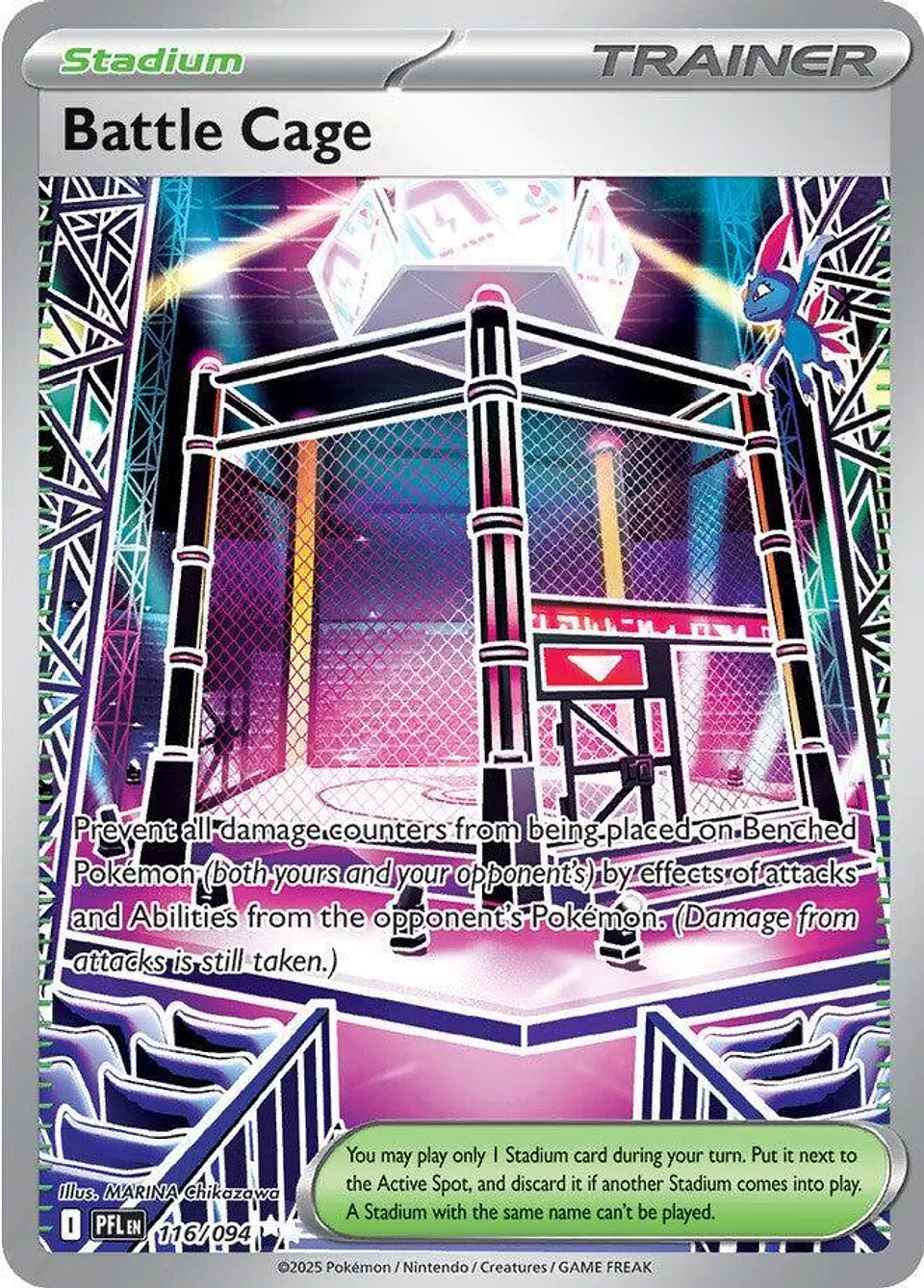 Battle Cage  116/094 Ultra Rare (ingles) 1