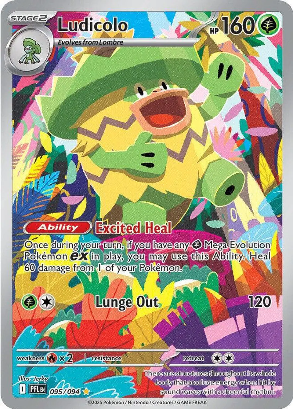 Ludicolo  095/094 Illustration Rare (español) 1