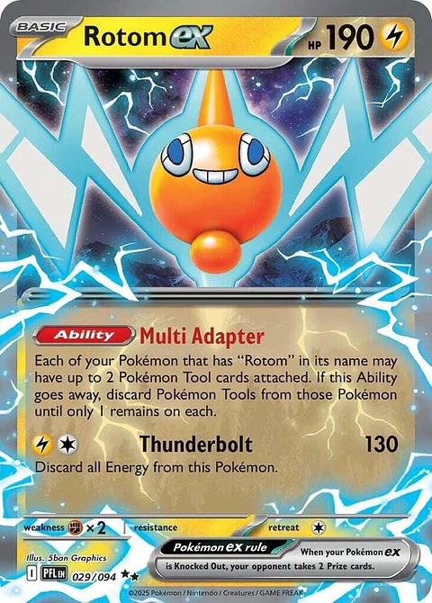 Rotom ex  029/094  Double Rare (ingles)