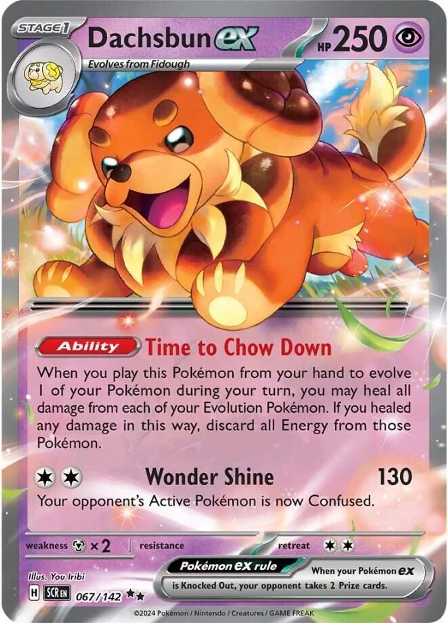 Dachsbun ex  067/142  Double Rare (ingles) 1