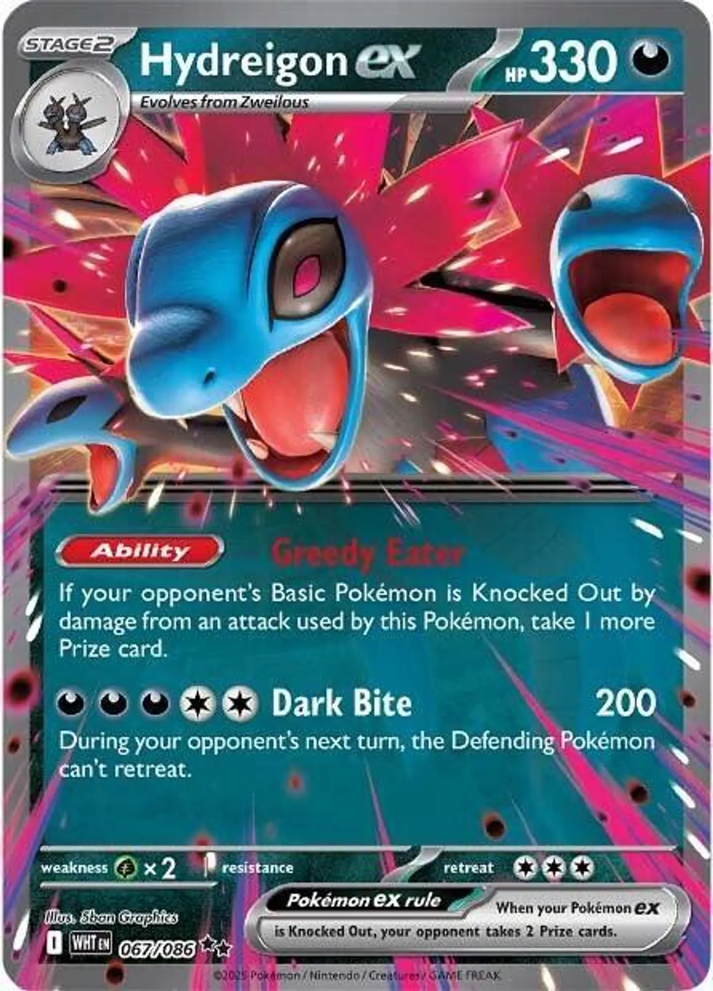 Hydreigon ex  067/086  Double Rare (ingles) 1