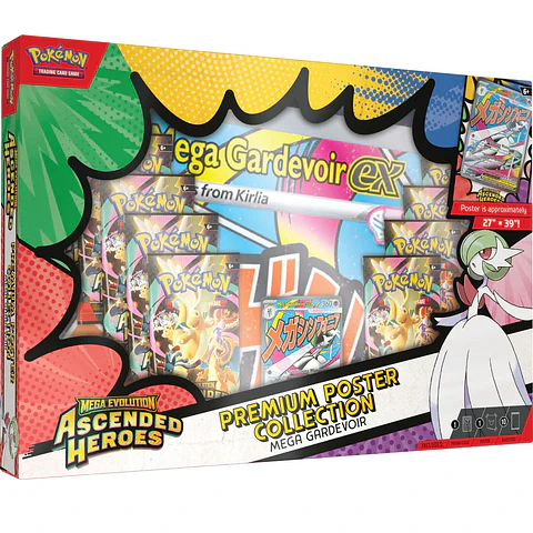 Mega Evolution: Ascended Heroes  Premium Poster Collection Mega Gardevoir  (Español)