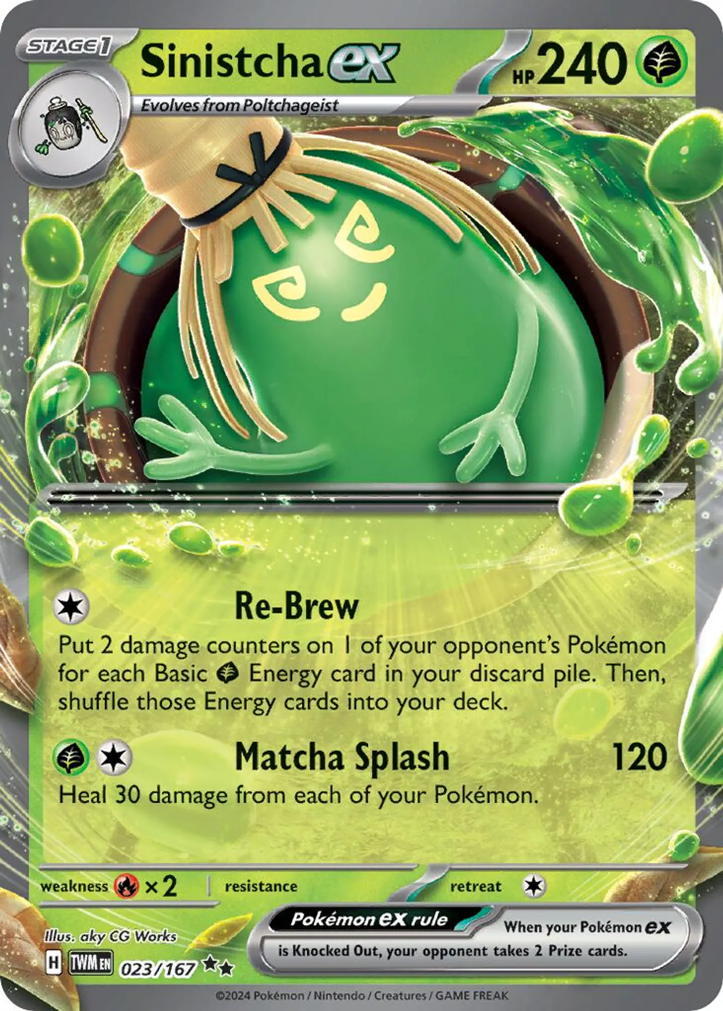 Sinistcha ex  023/167  Double Rare (ingles) 1