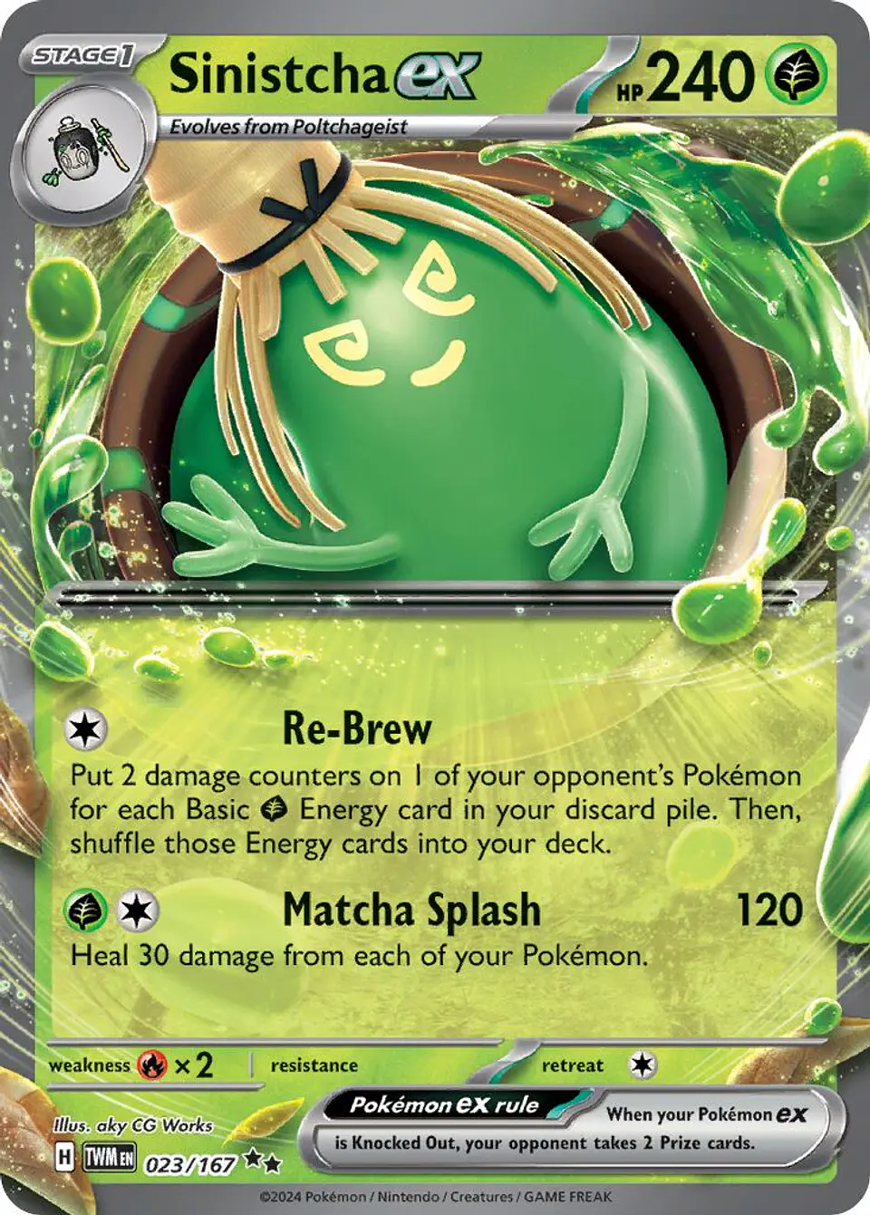 Sinistcha ex  023/167  Double Rare (ingles) 1