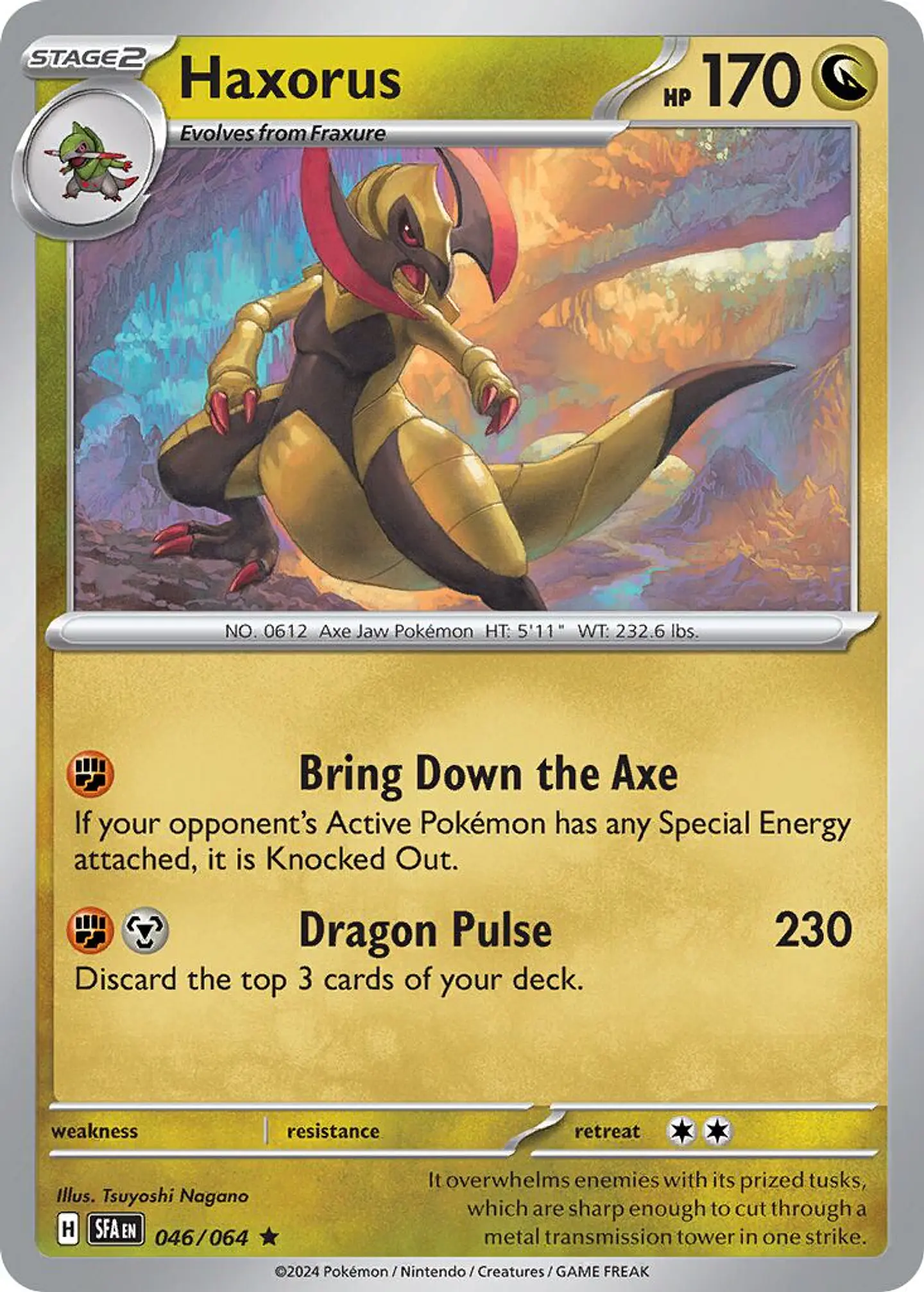 Haxorus - 046/064 - Rare 1