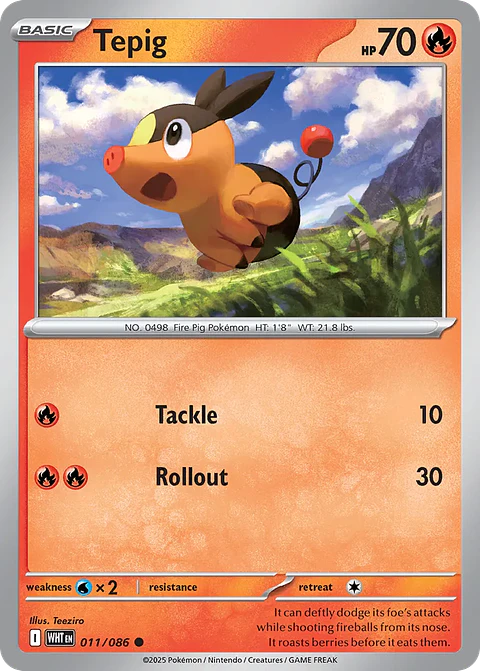 Tepig - 011/086 - Common