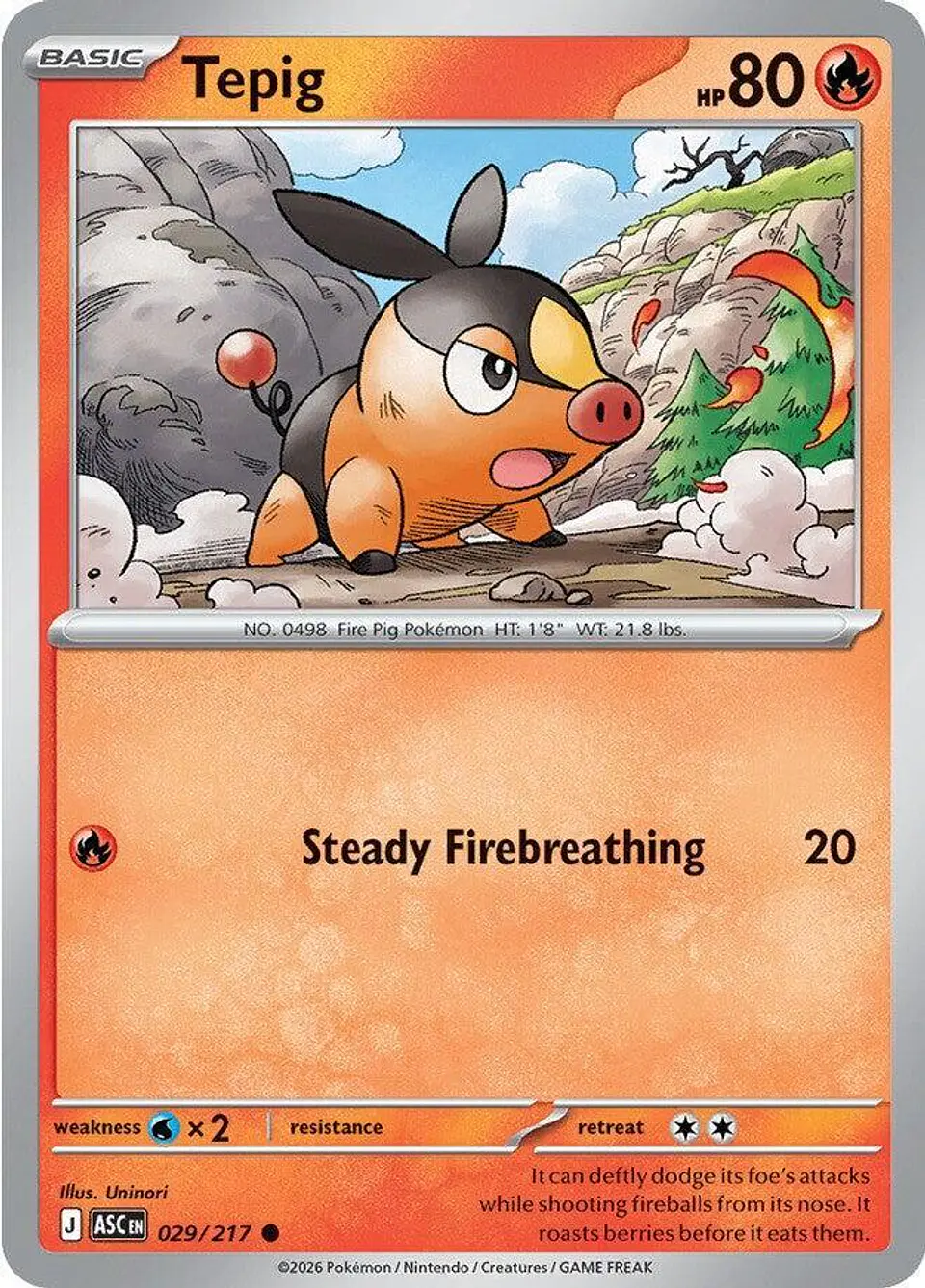 Tepig - 029/217 - Common 1