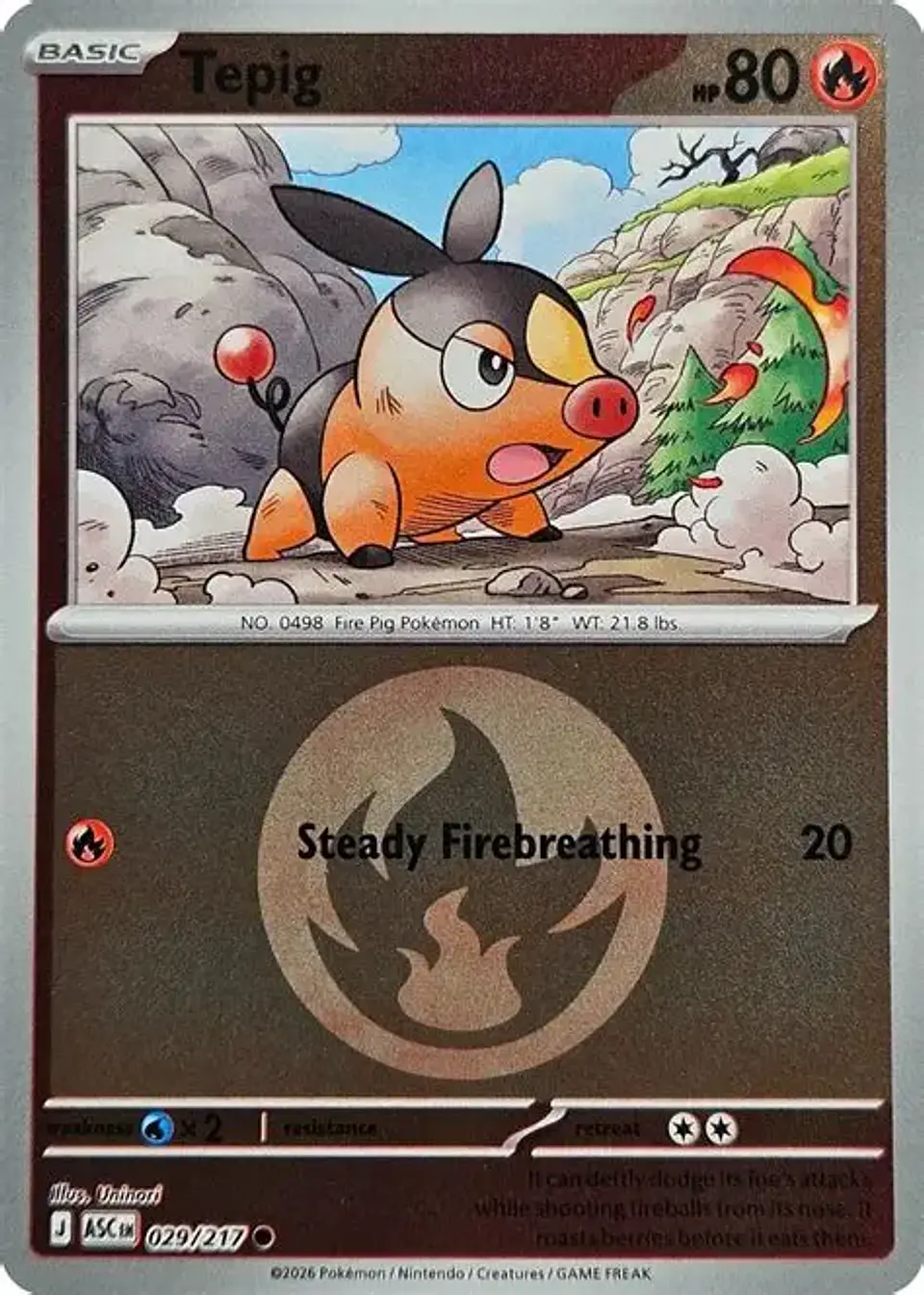 Tepig - 029/217 - Common 3