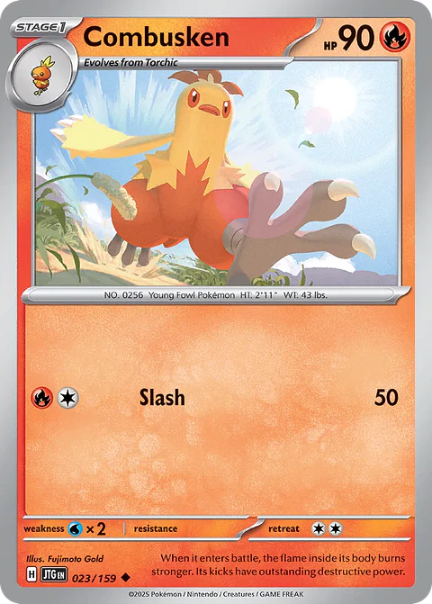 Combusken - 023/159 - Uncommon