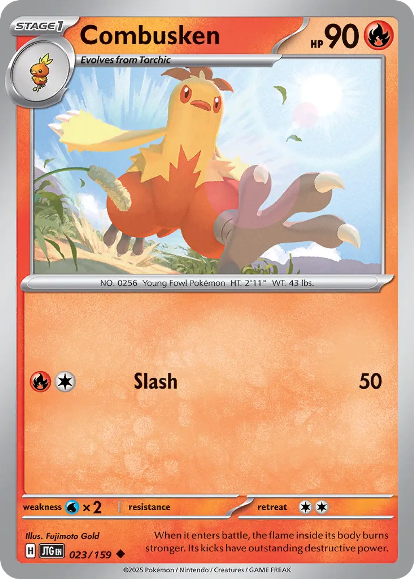 Combusken - 023/159 - Uncommon 1